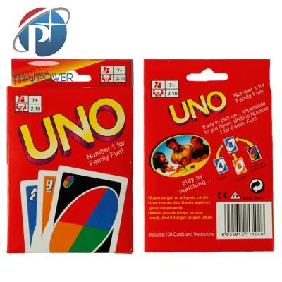 UNO poker game card