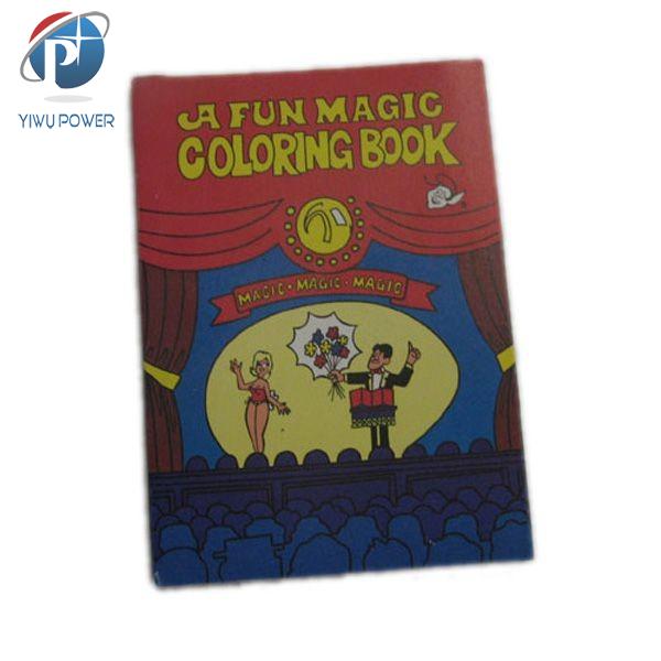 Coloring book magic toys
