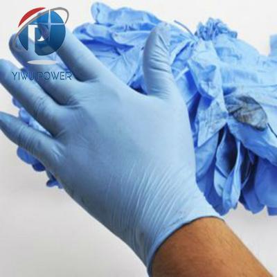 Disposable rubber gloves